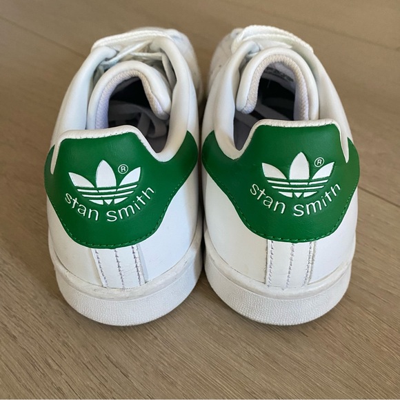 Ultimate Classic Original Cloud White/Green Stan Smith Adidas Shoes Sneakers 8.5 - Picture 3 of 9